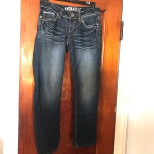 Hydraulic skinny jeans